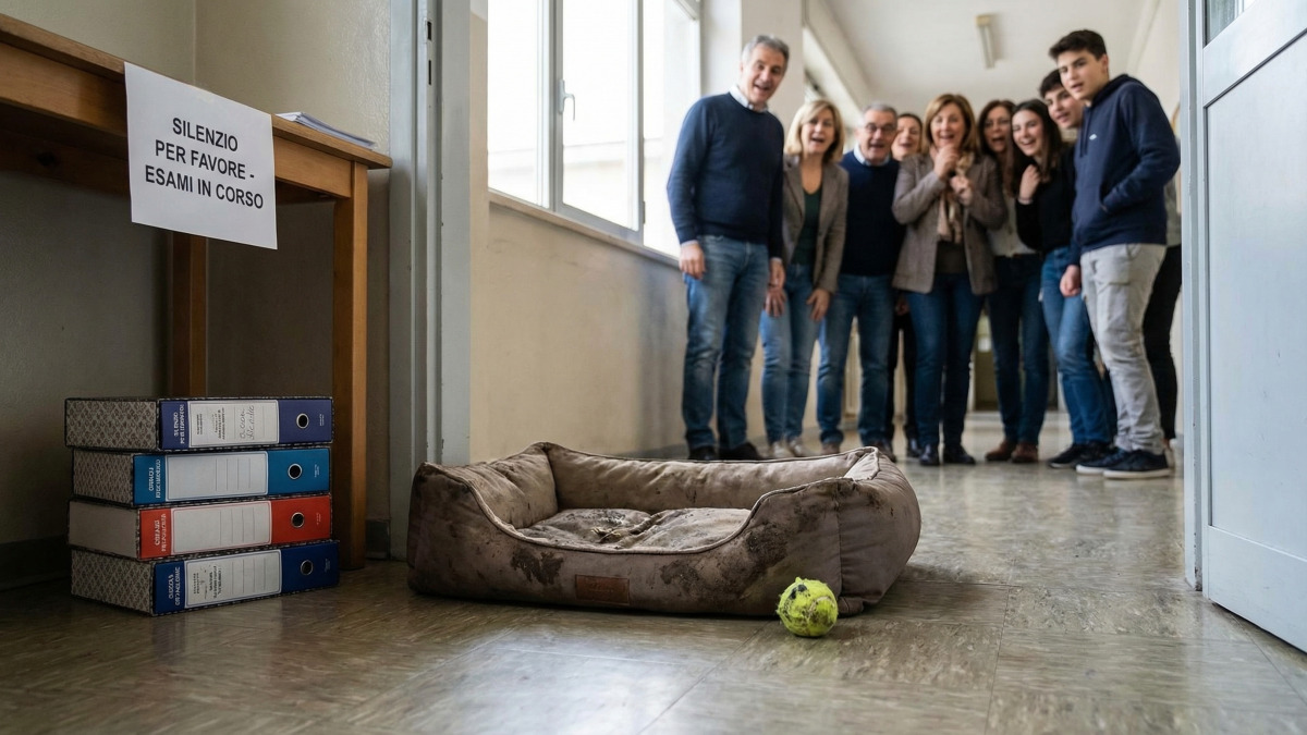 « Tutti sono felici di vederla », la preside non se l’aspettava, ma l’arrivo di questa cagna Labrador ha trasformato l’atmosfera di tutta la sua scuola media